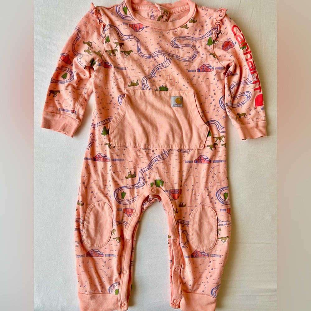 Carhartt Kids Pink One Piece